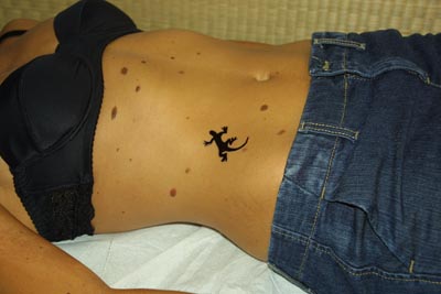 tatuaggio lucertola